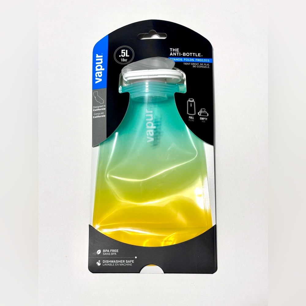 Vapur Anti-Bottle travel/ foldable water bottle .5L
